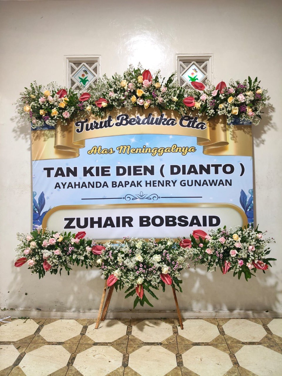 Papan Bunga Duka Cita 10